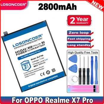 LOSONCOER BLP799 2800 mah Батерия за мобилен телефон за OPPO Realme X7 Pro X3 Pro 7 Pro RMX2170