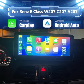 Linux Автомобилното радио, За да Benz E Class W207 C207 A207 Двухдверное Купе GPS Мултимедия Android авто Главното Устройство радио безжичен carplay