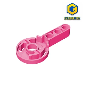 MOC PARTS GDS-994 Технически Въртящи шарнирный диск с отвор за закрепване е съвместима с детски играчки lego 44224, градивни елементи