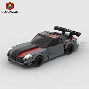 MOC Тухли Dodge Viper Състезателни Спортен Автомобил Шампион Скоростта на Колата Състезател градивните елементи на Технологични Автомобили Гараж Играчки За Момчета, Подаръци