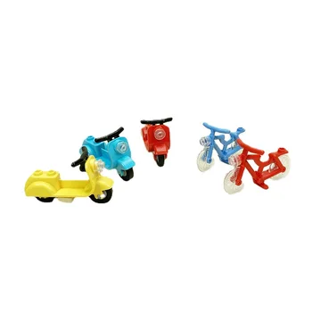 Moc Строителни блокове от по-малки частици, аксесоари за кукли, камиони, мотори, детски образователни бижута, вело играчки