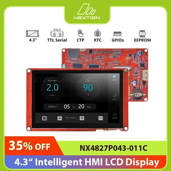 NEXTION NX4827P043-011C 4.3-Инчов Капацитивен Сензорен дисплей HMI LCD-TFT Модул, RGB 65K Цветен Екранната Лента, Без Черупка