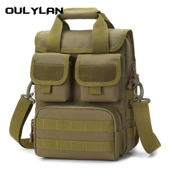 OULYLAN, градинска тактическа чанта, мъжка чанта Формат А4, военна камуфляжная чанта-месинджър, мъжка чанта за инструменти