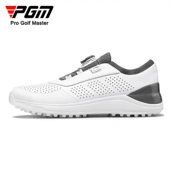 PGM, мъжки обувки за голф, ремък с дръжка, нескользящая водоустойчив мъжки спортни обувки, маратонки XZ264