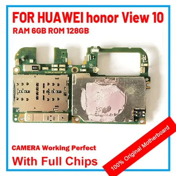 RAM памет 6 GB ROM, 128 GB за HUAWEI Honor View 10 дънната Платка 100% оригинална дънна платка EMUI Логика с пълноценни чипове