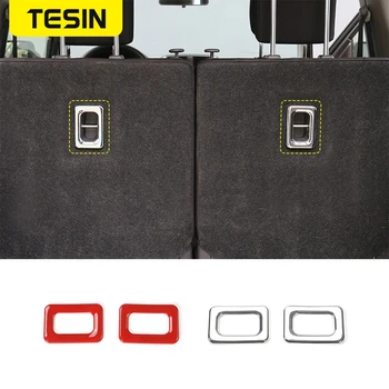 TESIN Автомобилна седалка за сигурност с фиксирана катарама, кука за закачване на багажника, Декоративна рамка, стикери капак за Suzuki Jimny 2007-2017, аксесоари