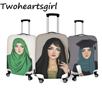 Twoheartsgirl Моющийся чанта за багаж с цип, дамски дизайнерски калъфи за багаж, подходящи за куфар с размер от 18 до 32 инча, аксесоари за пътуване