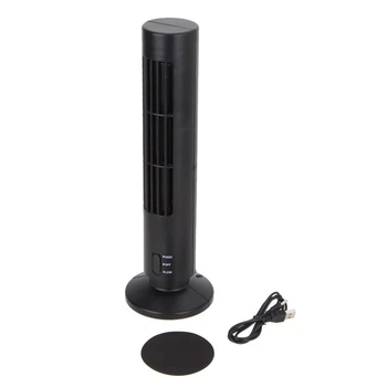 USB Акумулаторна кула вентилатор, охлаждащ Преносим вентилатор, вентилатор стоящ без корема, Климатик, Спалня, Кухня, Офис
