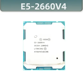 Xeon E5 2660V4 2.0 Ghz 14-ядрен 35-мегабайтный смарт кеш E5 2660 V4 FCLGA2011-3 105 W