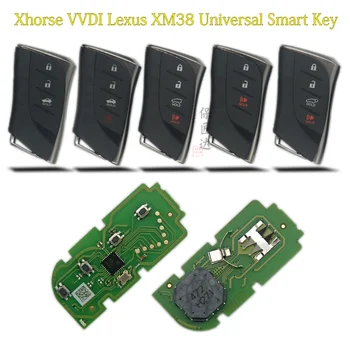 Xhorse VVDI Универсален Смарт Ключодържател XM38 за Lexus ES RX NX LX 2018-2023 4D 8A 4A 0440 3590 AA БА Вид, Генерирани с помощта на инструмент vvdi Key
