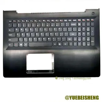 YUEBEISHENG 95% Новост/org за Lenovo 500S-15 U51 M51 S51-70 500S 15ISK акцент за ръце на горния капак, клавиатура САЩ черен цвят