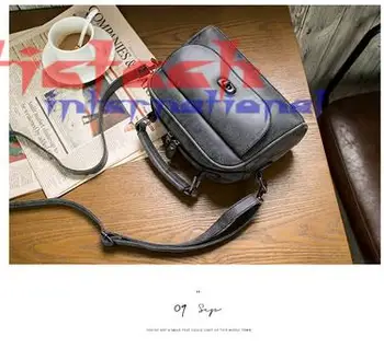 dhl или ems 50 бр., женствена чанта от естествена кожа с дръжка отгоре, модни дамски чанта на рамото с ключалка, дамска чанта във формата на миди, женствена чанта Stlye