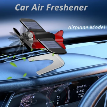 Авто Аромат Solar Plane Air Fragraner Украса На Централната Конзола Автомобилни Парфюми Въртящи Диффузионный Аромат На Аксесоари За Автомобили