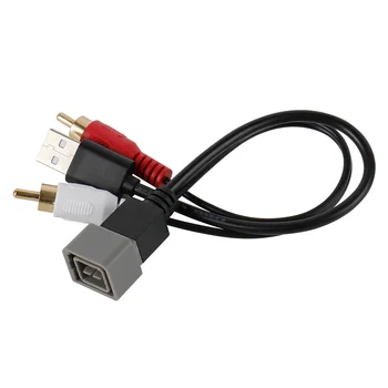 Авто Радио USB адаптер USB-порт Вход задържащ кабел за Nissan