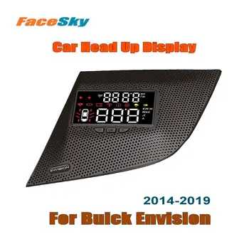 Авто Централен дисплей FaceSky за Buick Envision 2014-2019, автомобилни аксесоари, HUD, изглед отпред, LCD проектор на предното стъкло