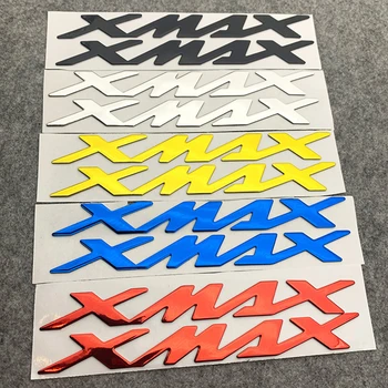 Аксесоари за мотоциклети Страничен капак на резервоара 3D стикер с логото на писмото XMAX за Yamaha XMAX125 250 300 400 xmax 2 ЕЛЕМЕНТА