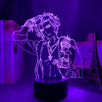 Аниме Led лампа IDOLiSH7, фигурки за украса на стаята, лека нощ, подарък за децата на рожден Ден, Манга IDOLiSH7, 3D лампа за спалня, нощно шкафче