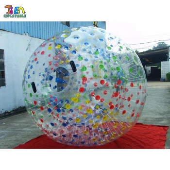 Безплатна Доставка до врата на най-високо качество и Диаметър 2,5 м, Надуваем билков топка Zorb Топка Body Топка, надуваем балон Zorb rolling ball
