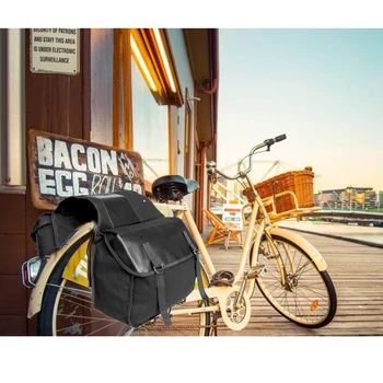 Велосипедна Чанта-Переноска, Седельная Чанта за Задна Седалка под Наем, Пътна Велосипедна Чанта-Пощальон, за Жени, Мъже, Ежедневно Пътуват до Работа