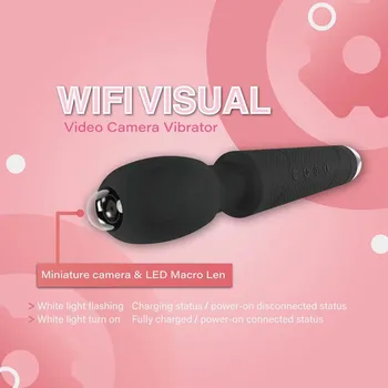 Вибратор с камера с горивото чрез мобилно приложение hotspot Телескопична с камери ендоскоп Вибратори с което тласка камера Играчки за жени двойки