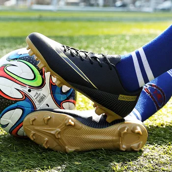 Висок клас футболни обувки Mbappé, тренировочная обувки за състезания, нескользящие износоустойчиви футболни обувки Chuteira Society.