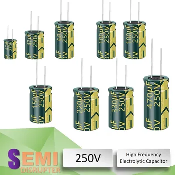Висока честота на електролитни кондензатори 10шт 250 4,7 icf 47 icf 68 icf 100 uf 220 icf 330 470 uf uf-Ниско ниво на съпротивление esr HF Здрав