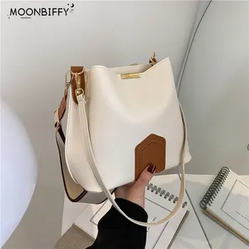 Висококачествена кожена дамска чанта 2022, луксозни дизайнерски дамски чанти-незабавни посланици с ламперия, Bolsos De Mujer Sac