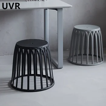 Висококачествени ресторант столове UVR, малки кръгли столове за съвременния дом, 4 комплекта масички на балкона, пластмасови трапезни столове за почивка