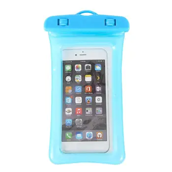 Водоустойчив калъф за телефон, подводни калъфи за мобилни телефони със сензорен екран (blue)