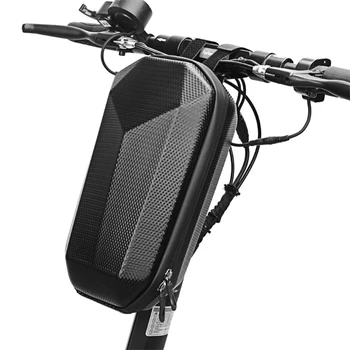 Водоустойчива чанта за кормилото на велосипеда с голям капацитет, удебелена за защита от