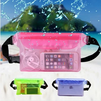 Водоустойчива чанта за плуване, каране на ски, плаващи, гмуркане, наплечная поясная чанта, подводни калъфи за мобилни телефони, за плажна лодка, водни спортове