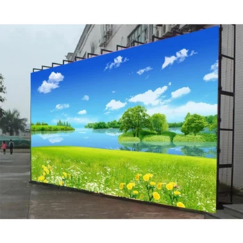 Външен led дисплей P8 с голям екран 512x512 мм, алуминиев шкаф за леене под налягане, билборд висока яркост HD, водоустойчив