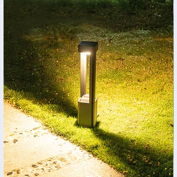 Външни европейските led градински Фенери, Декоративни Сила Лампа за тревата, Водоустойчив Съвременната ландшафтна лампа
