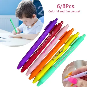 Гел писалка за домашна работа, чернильная писалка за писане, прибиращ офис химикалка химикалка за подпис, разноцветни химикалки за момичета
