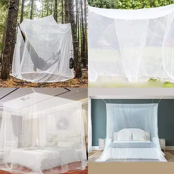 Голяма Бяла Туризъм mosquito net за съхранение на насекоми в помещението и на открито, Чанта за съхранение на насекоми, шалте, палатка, Чанта за съхранение на открито, палатка Y8X7