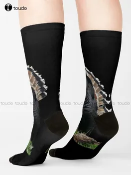 Грозни Чорапи с Пуешко За момчета Чорапи Персонализирани Потребителски 360 ° Цифров Печат Подарък Harajuku Унисекс за възрастни, Юноши и младежи Цветни Чорапи