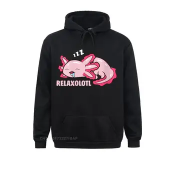 Дамски Скъпа Hoody Axolotl Любовник Mexican Relaxolotl С Кръгло деколте, Групово Блузи, Мъжки Свитшоты, Спортно Облекло 2021