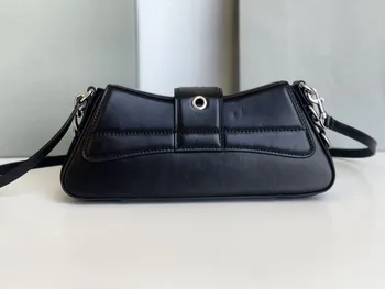 Дамски чанти през рамо с веригата под мишниците, Модерна чанта за пазаруване, ретро Ежедневни Дамски кожени однотонная чанта за жени F11006