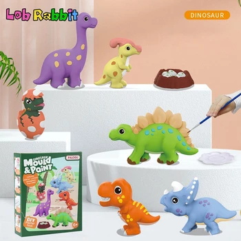Детска играчка за бродерия, изделия от гипс, цветен живопис, творческа арт, ръчно изработени, за оцветяване на графити, рисувани в хладилника, играчки, подаръци