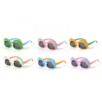 Детски Слънчеви очила За момичета И Момчета С Хубави Анимационни Динозавром под формата На Анти-UV Очила, Детски Модни Слънчеви очила за улицата