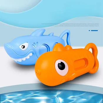 Детски воден пистолет за плуване в басейн, лятна плажна играчка за къпане, акула, крокодил, воден пистолет