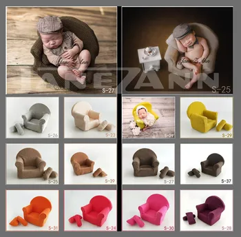 Джейн Ан Зее реквизит за снимки на новородени разтегателен / калъфи + 2 бр. възглавници фотографско студио, аксесоари за фотография новородени 15 дни /1 месец