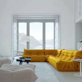 Диван-стол за един човек, оригинална дизайнерска плат, балконный кабинет, персонално кресло за отдих Мързел Person Caterpillar