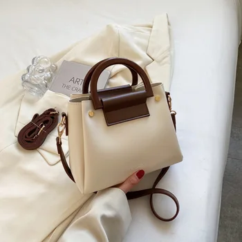 Дизайнерски дамски чанти от изкуствена кожа, чанти-тоут, модни дамски чанти-месинджър, ежедневни пътни чанти през рамо за жени, Новост