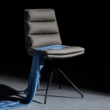 Дизайнерски стол за хранене в скандинавски стил, Лесен луксозен Съвременен Лесен за Хранене на стол, Офис стол, Скрин с чекмеджета, Въртящи се столове, Мебели за дома XY50