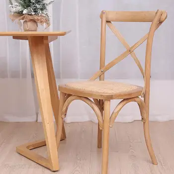 Дървени трапезни столове в скандинавски стил, Модерен дървен минимализъм, Уникално компактен стол за почивка, Мобилни мебели за спалня Cadeira YYY45XP