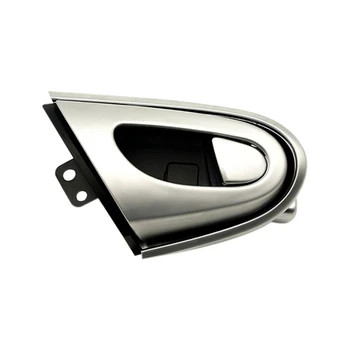 Дясна вътрешна дръжка врата на колата за Luxgen 7 SUV U7 2011-2017, врата копчето, хромирана плоча, вътрешни врати закопчалката