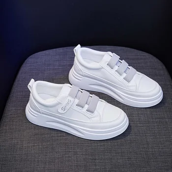 Ежедневни обувки; малки бели обувки за жени; новост пролетта 2023 г.; корейска версия на студентски маратонки; дишащи дамски обувки;