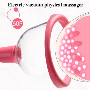 Електрически масажор за уголемяване на гърдите, помпа за уголемяване на гърдите, инфрачервена нагревательная терапия, чаша-усилвател