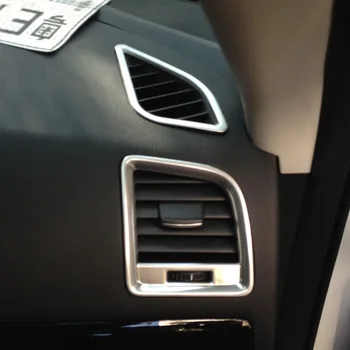 Етикети за Mazda Cx-5 Cx5 Cx 5 Автомобилна стикер на отдушник климатик Декоративна рамка Abs Хромирани аксесоари За Полагане на автомобили 2013 2015